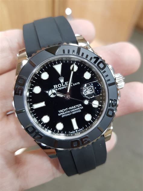 rolex yacht master negro